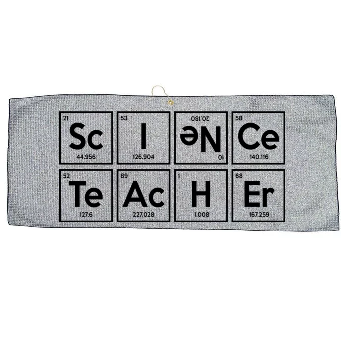 Periodic Science Teacher Large Microfiber Waffle Golf Towel