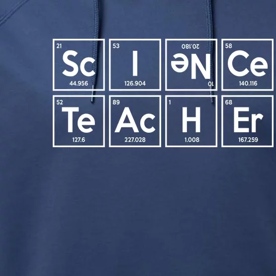 Periodic Science Teacher Performance Fleece Hoodie