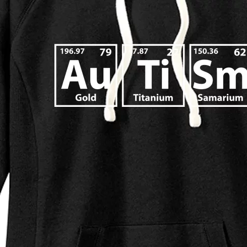 Periodic Table Autism Awareness Women's Fleece Hoodie