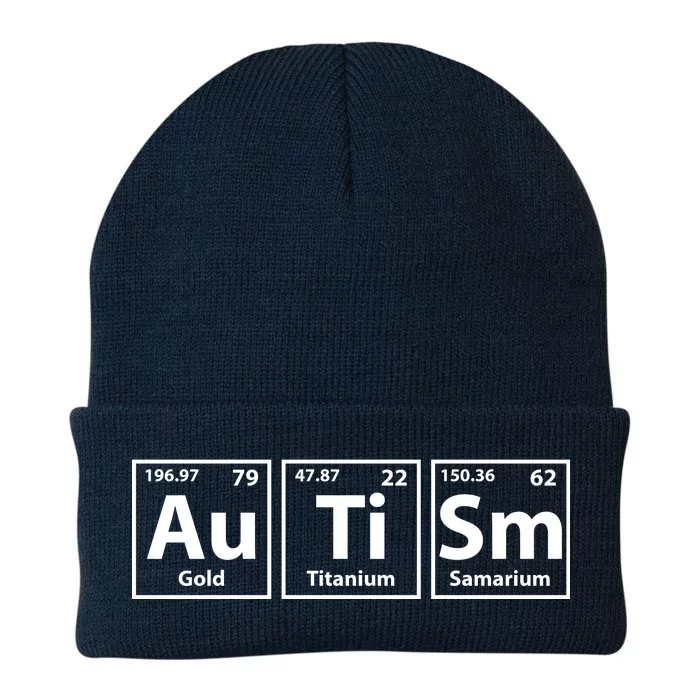 Periodic Table Autism Awareness Knit Cap Winter Beanie