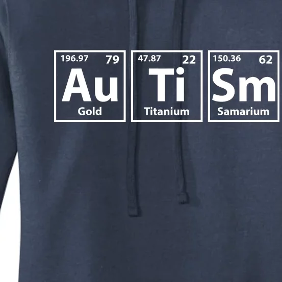 Periodic Table Autism Awareness Women's Pullover Hoodie