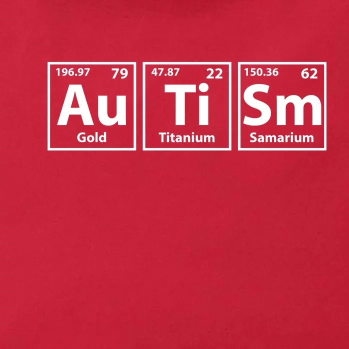 Periodic Table Autism Awareness Zip Tote Bag