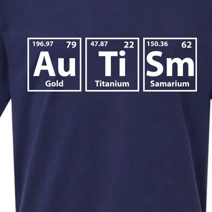 Periodic Table Autism Awareness Sueded Cloud Jersey T-Shirt