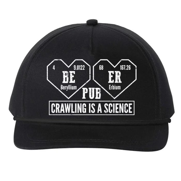 Periodic Table Beer Pub Crawling Is A Science Snapback Five-Panel Rope Hat