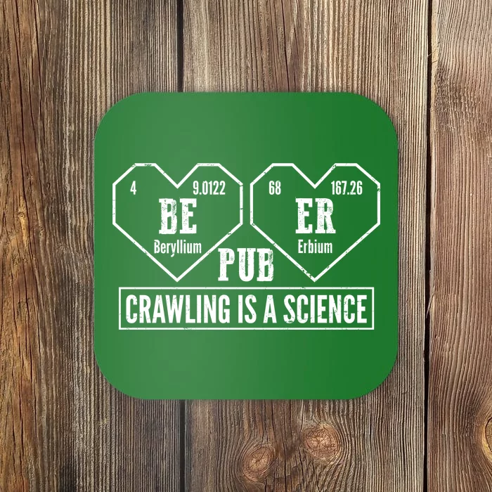 Periodic Table Beer Pub Crawling Is A Science Coaster