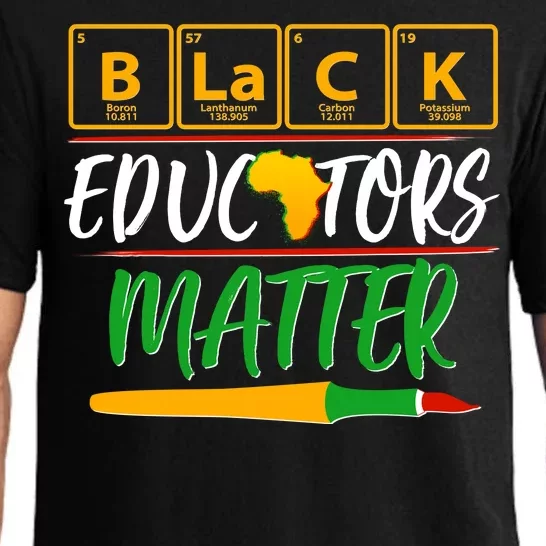 Periodic Table Black Educators Matter Pajama Set