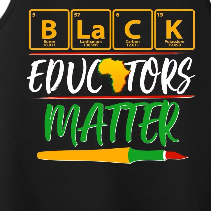 Periodic Table Black Educators Matter Performance Tank