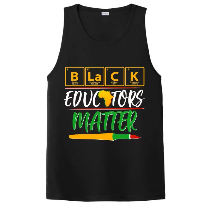 Periodic Table Black Educators Matter Performance Tank