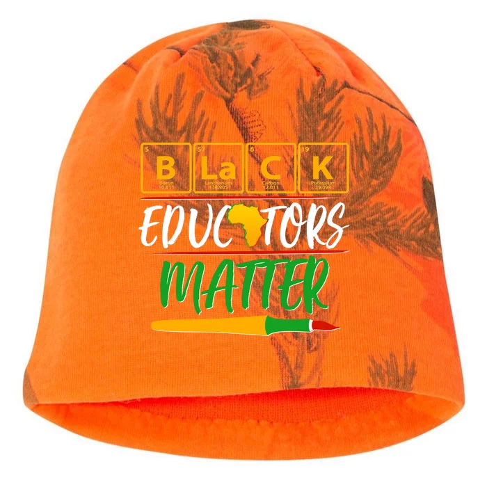 Periodic Table Black Educators Matter Kati - Camo Knit Beanie