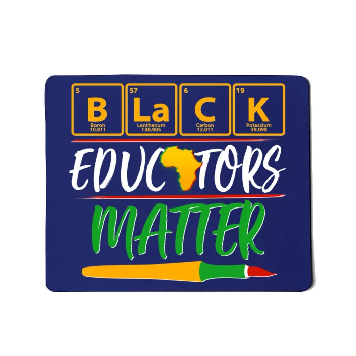 Periodic Table Black Educators Matter Mousepad