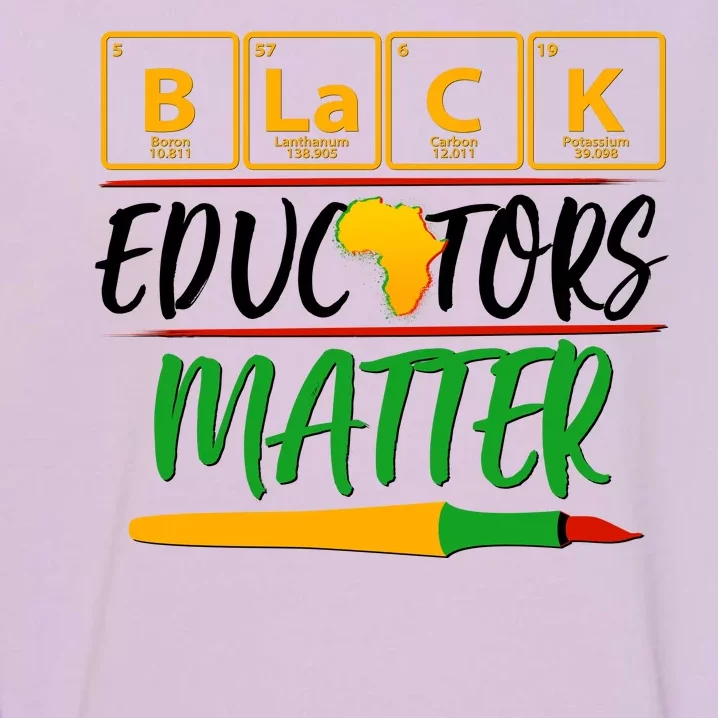 Periodic Table Black Educators Matter Garment-Dyed Sweatshirt