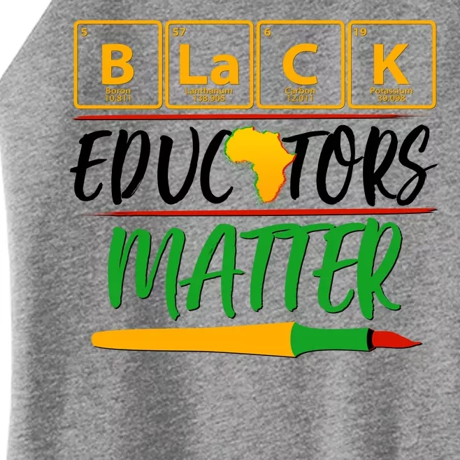 Periodic Table Black Educators Matter Women’s Perfect Tri Rocker Tank