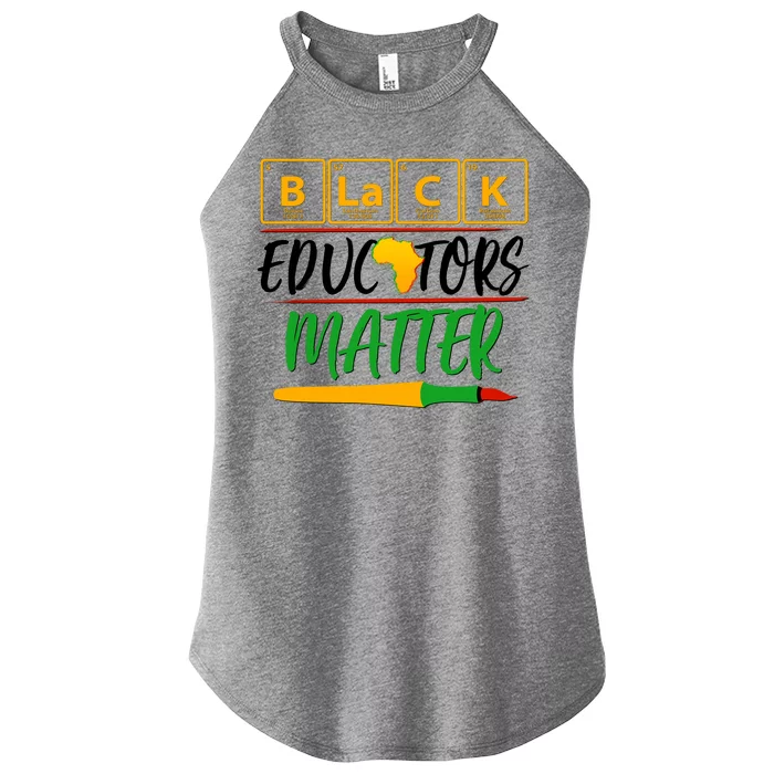 Periodic Table Black Educators Matter Women’s Perfect Tri Rocker Tank