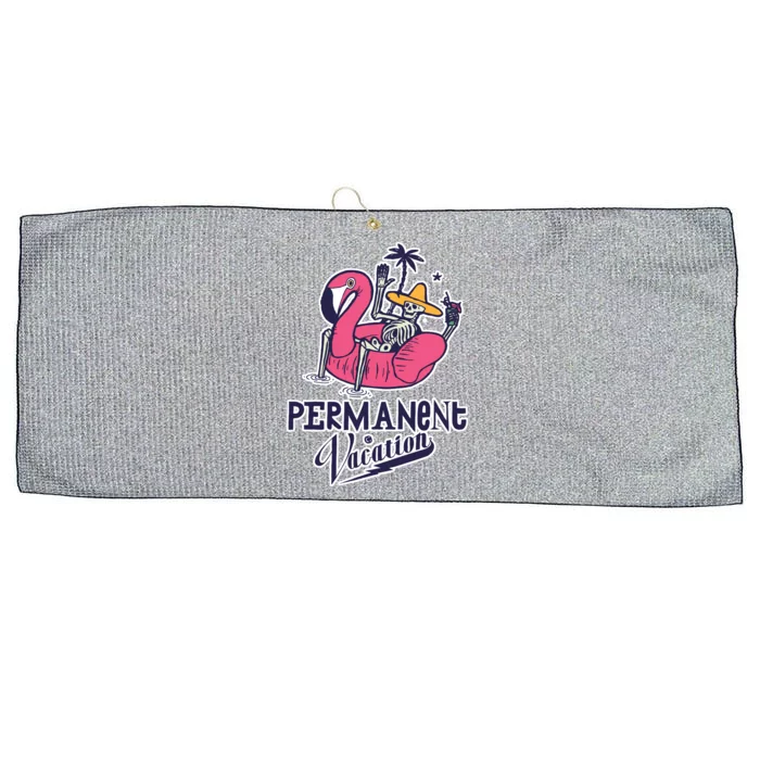 Permanent Vacation Large Microfiber Waffle Golf Towel