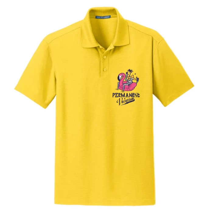 Permanent Vacation Dry Zone Grid Performance Polo