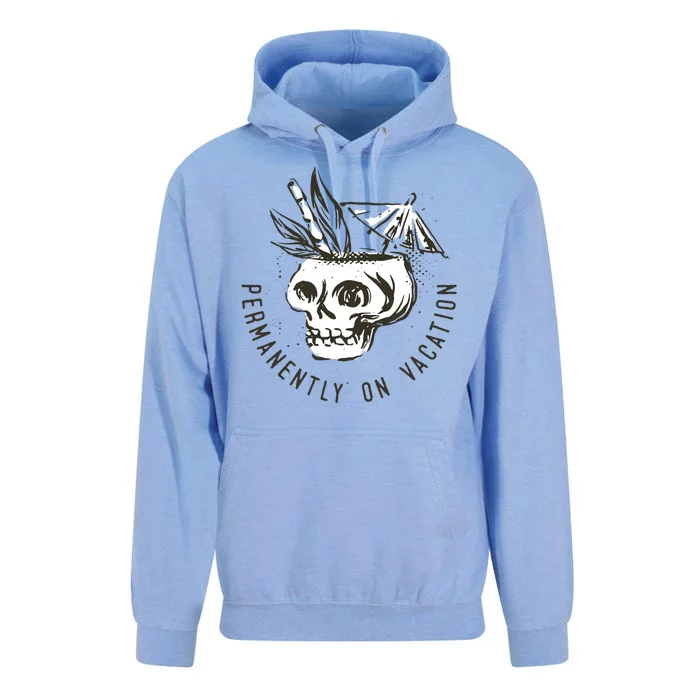 Permanently On Vacation Unisex Surf Hoodie