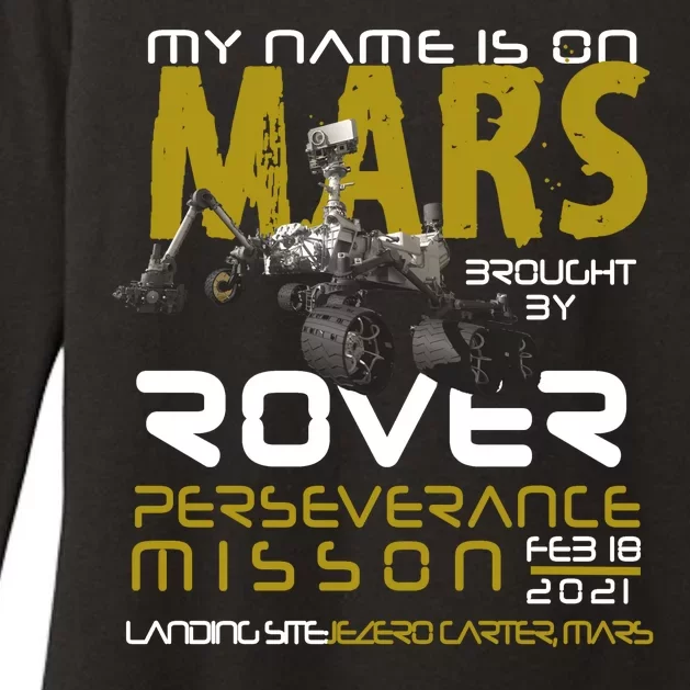 Perseverance Mars Rover Landing Womens CVC Long Sleeve Shirt