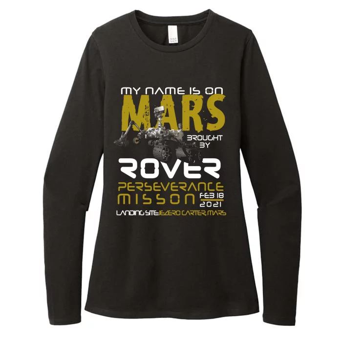 Perseverance Mars Rover Landing Womens CVC Long Sleeve Shirt