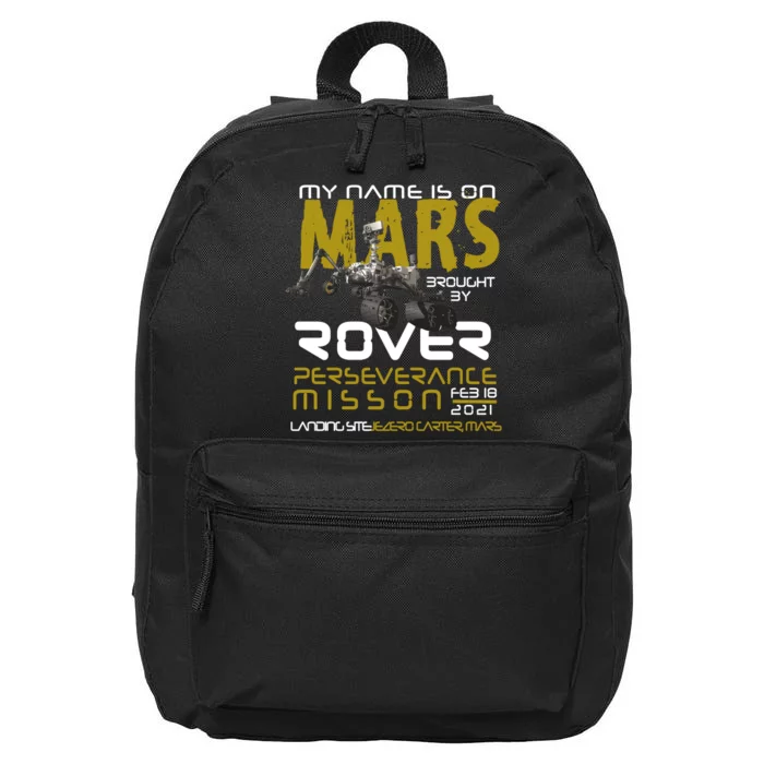 Perseverance Mars Rover Landing 16 in Basic Backpack