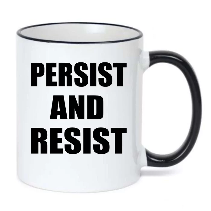 Persist And Resist Black Color Changing Mug