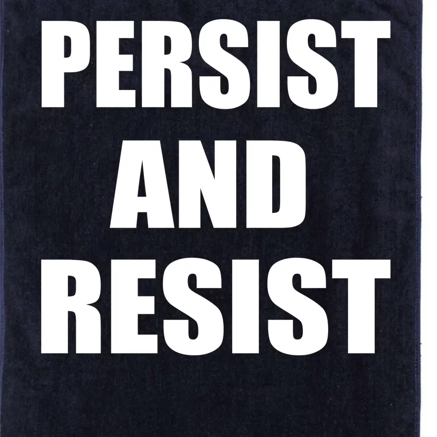 Persist And Resist Platinum Collection Golf Towel