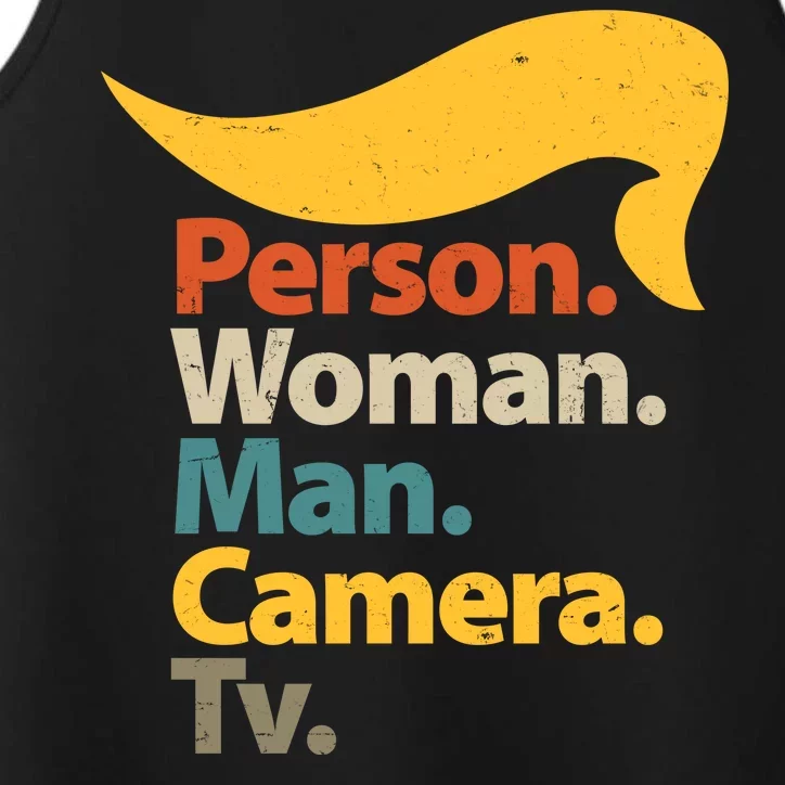 Person Woman Man Camera TV Trump Hair Performance Tank