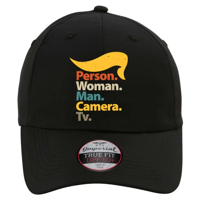 Person Woman Man Camera TV Trump Hair The Original Performance Cap