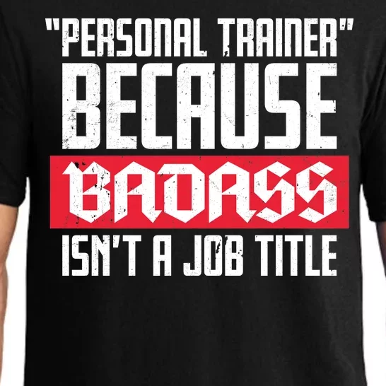 Personal Trainer Job Title Pajama Set