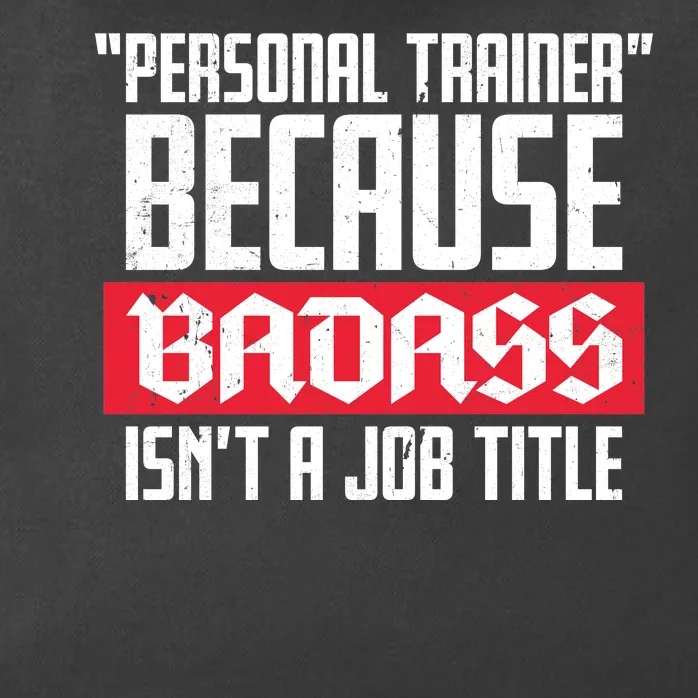 Personal Trainer Job Title Zip Tote Bag