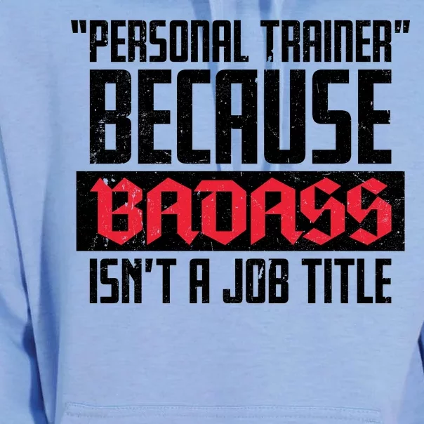 Personal Trainer Job Title Unisex Surf Hoodie