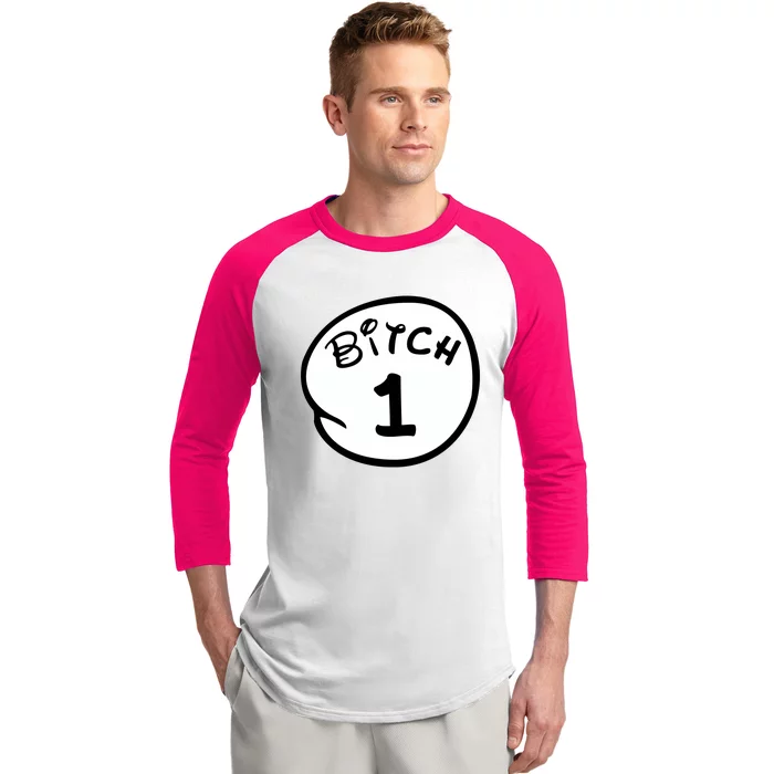 Personalize Bitch 1 2 3 4 5 Custom Number Baseball Sleeve Shirt