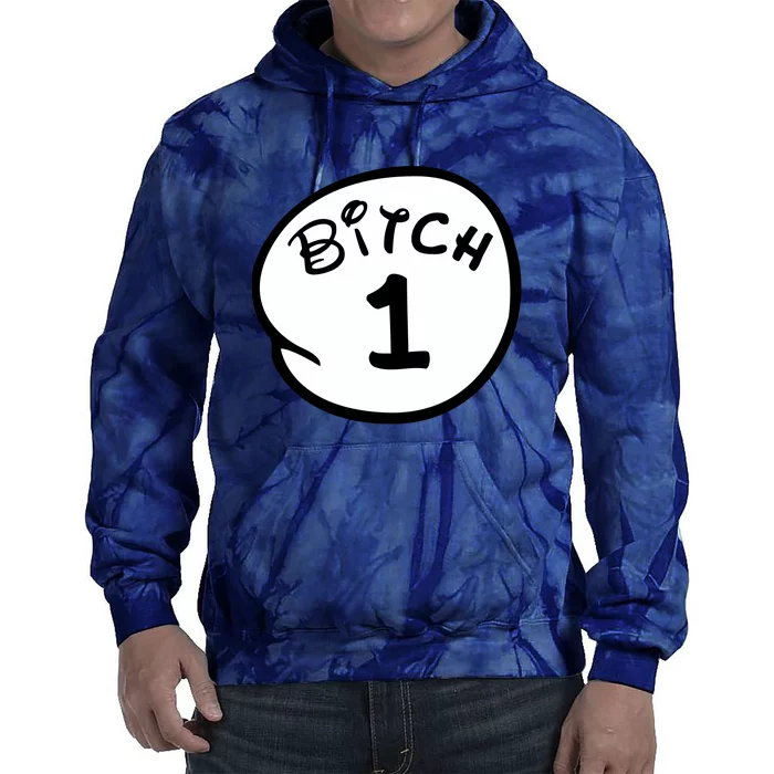 Personalize Bitch 1 2 3 4 5 Custom Number Tie Dye Hoodie