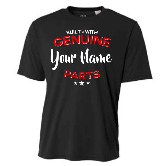 Personalize Built With Genuine Parts Custom Name Cooling Performance Crew T-Shirt