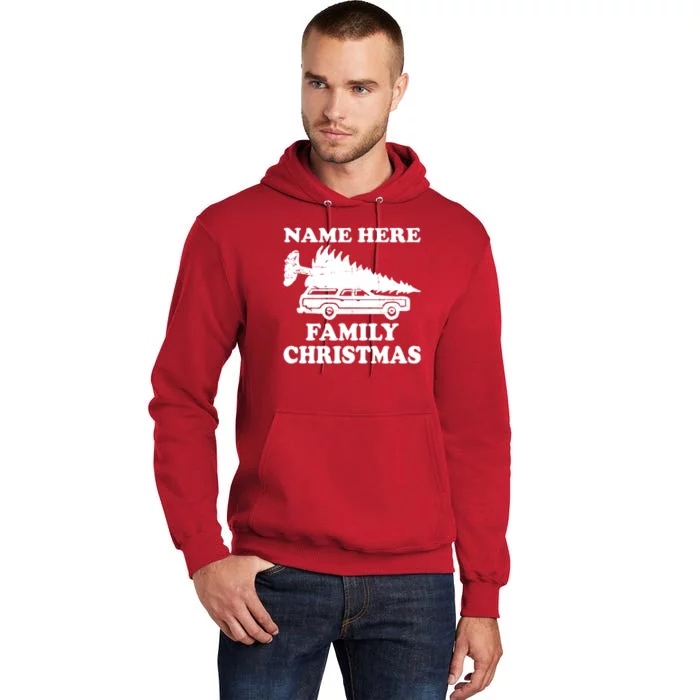 Personalize Family Christmas Custom Tall Hoodie