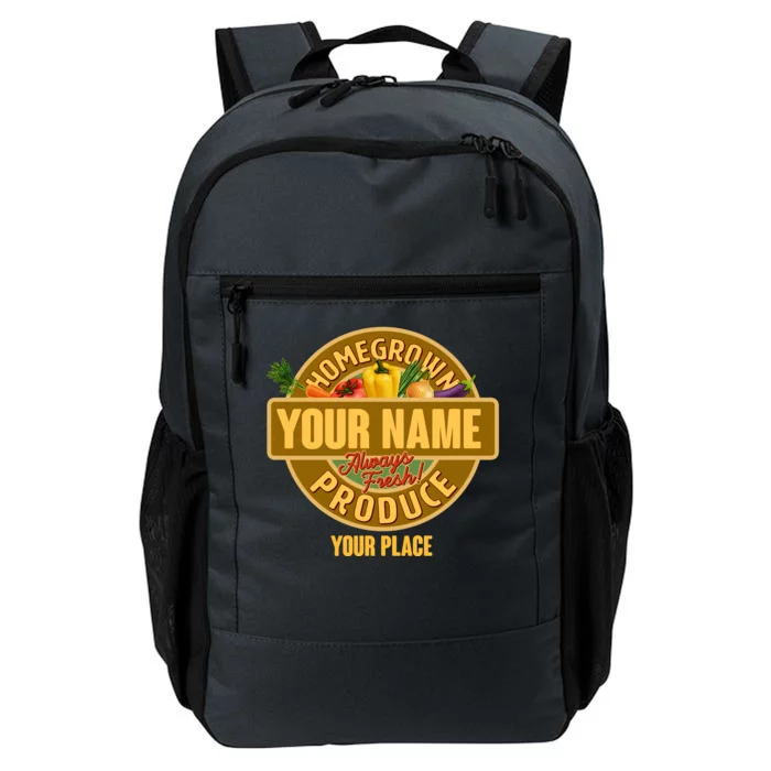 Personalize Home Homegrown Produce Custom Farmer Daily Commute Backpack