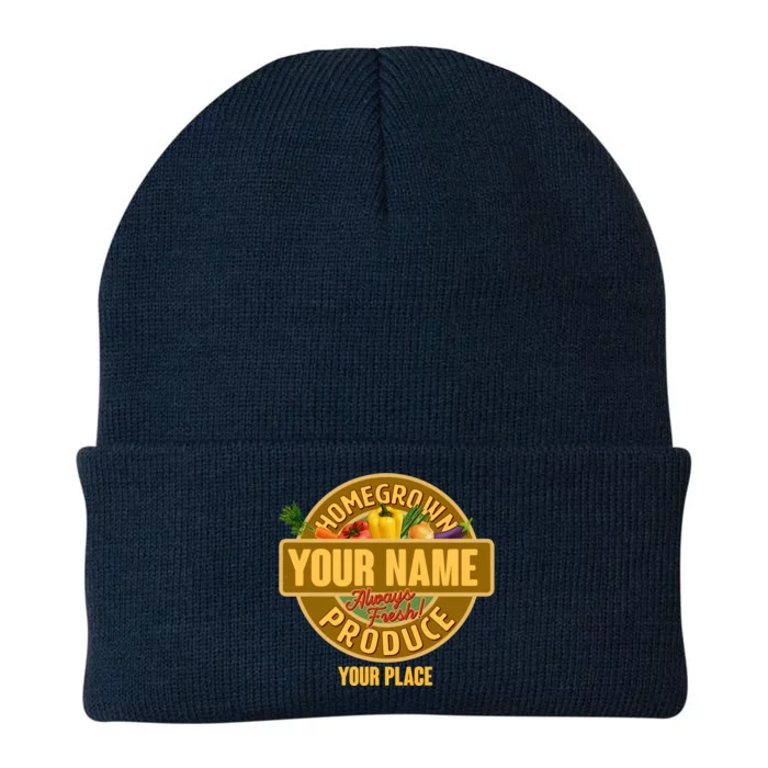 Personalize Home Homegrown Produce Custom Farmer Knit Cap Winter Beanie