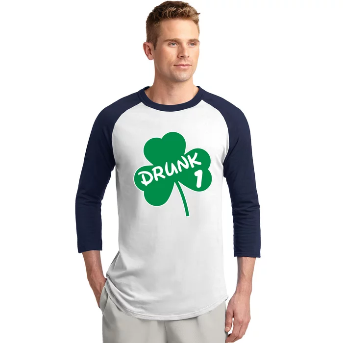 Personalize St Patricks Day Matching Custom Drunk Baseball Sleeve Shirt