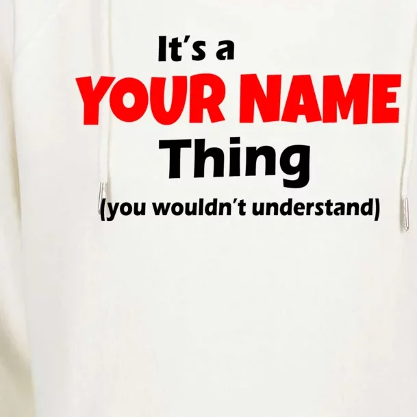 Personalized Funny You Wouldn't Understand Custom Name Womens Funnel Neck Pullover Hood