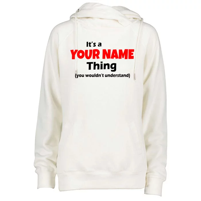 Personalized Funny You Wouldn't Understand Custom Name Womens Funnel Neck Pullover Hood