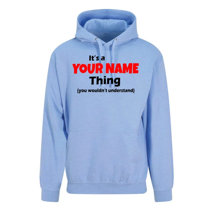 Personalized Funny You Wouldn't Understand Custom Name Unisex Surf Hoodie