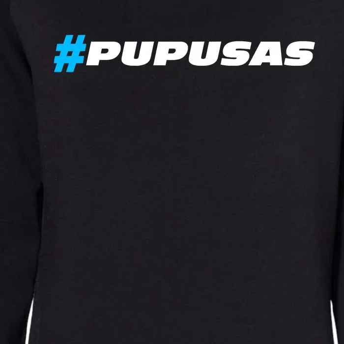 Pupusas El Salvador Womens California Wash Sweatshirt