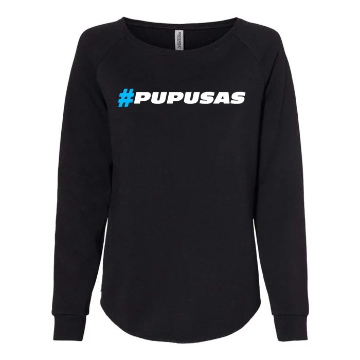 Pupusas El Salvador Womens California Wash Sweatshirt