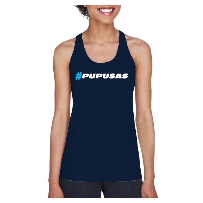 Pupusas El Salvador Women's Racerback Tank