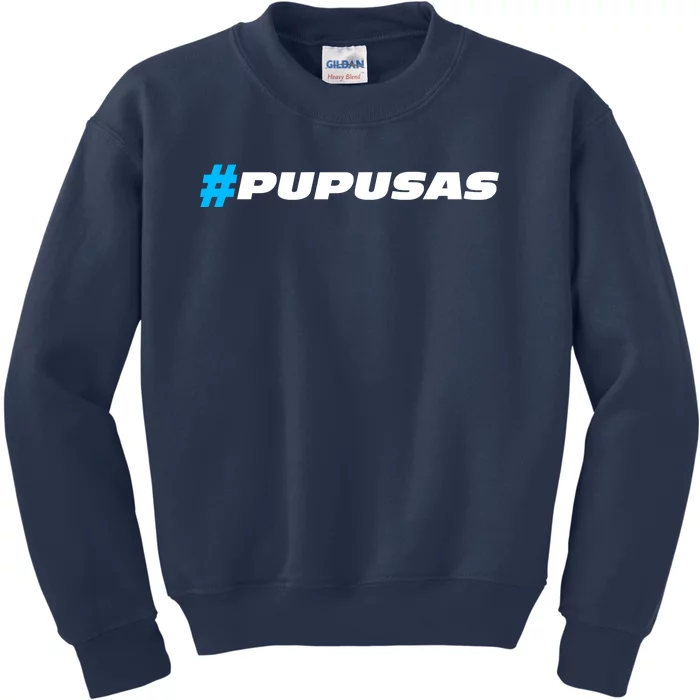 Pupusas El Salvador Kids Sweatshirt