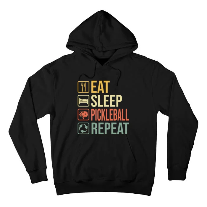 Pickleball Eat Sleep Repeat Tall Hoodie