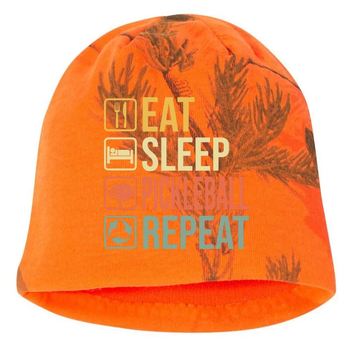 Pickleball Eat Sleep Repeat Kati - Camo Knit Beanie