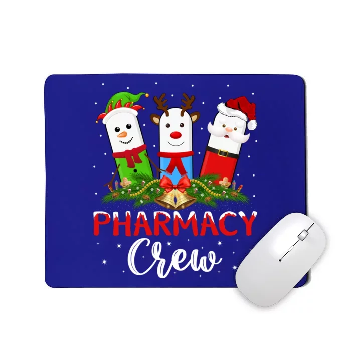 Pharmacist Elf Santa Pills Pharmacy Crew Christmas Gift Mousepad