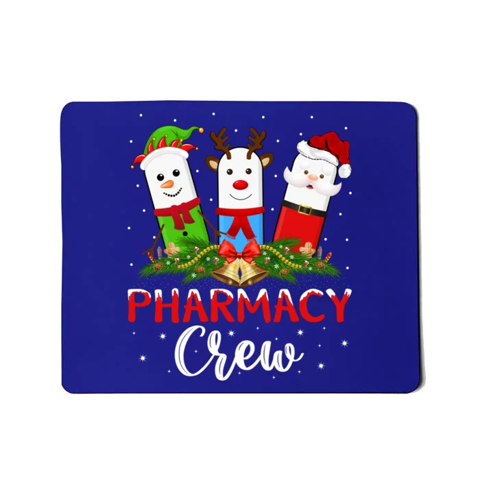 Pharmacist Elf Santa Pills Pharmacy Crew Christmas Gift Mousepad