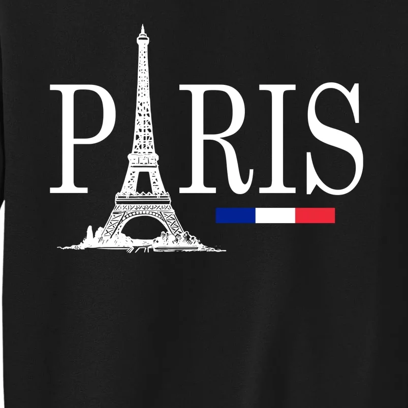 Paris Eiffel Tower Logo Tall Sweatshirt