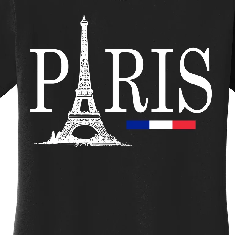 Paris Eiffel Tower Logo Women's T-Shirt